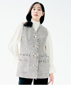 UNTITLED / アンタイトル ベスト | スラブツイード ジレ