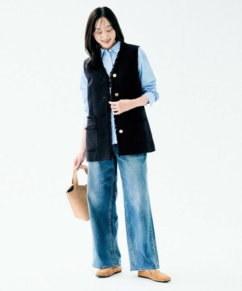 UNTITLED / アンタイトル ベスト | スラブツイード ジレ | 詳細14