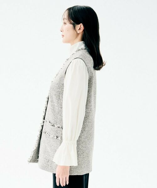 UNTITLED / アンタイトル ベスト | スラブツイード ジレ | 詳細18