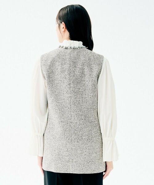 UNTITLED / アンタイトル ベスト | スラブツイード ジレ | 詳細19