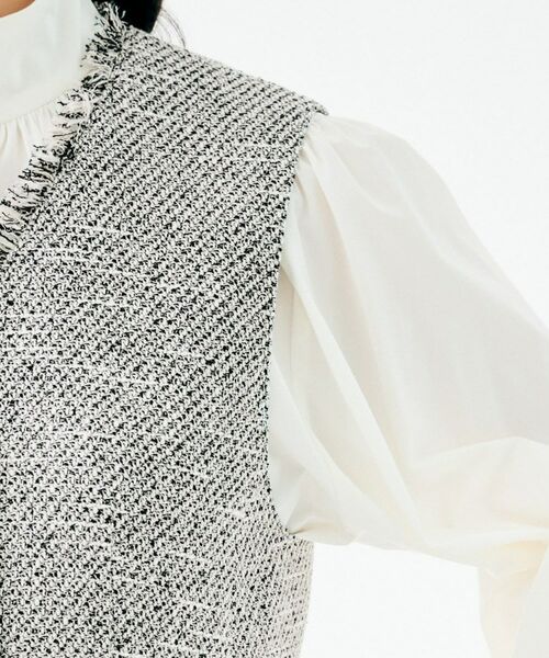 UNTITLED / アンタイトル ベスト | スラブツイード ジレ | 詳細21