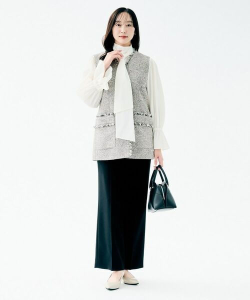 UNTITLED / アンタイトル ベスト | スラブツイード ジレ | 詳細4