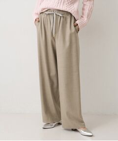 UNTITLED / アンタイトル パンツ | ソフトフラノワイドパンツ