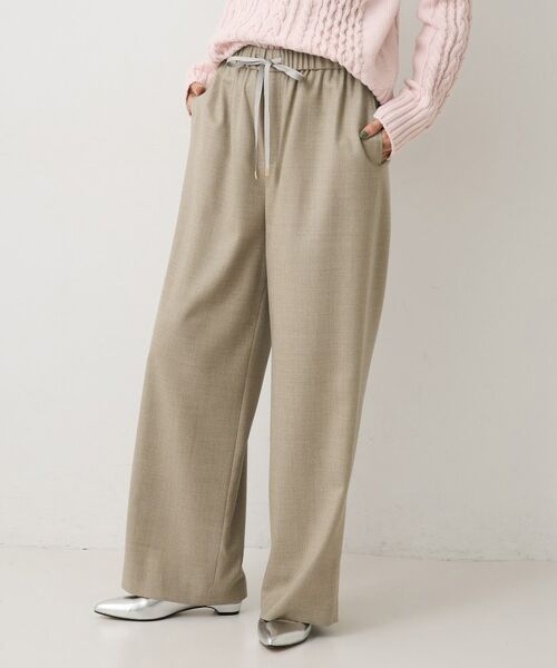 UNTITLED / アンタイトル パンツ | ソフトフラノワイドパンツ | 詳細2