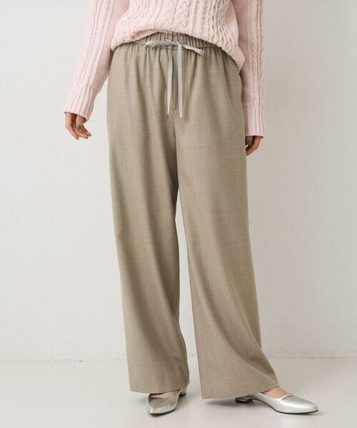 UNTITLED / アンタイトル パンツ | ソフトフラノワイドパンツ | 詳細3