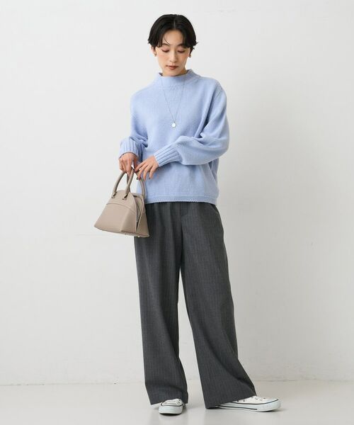 UNTITLED / アンタイトル パンツ | ソフトフラノワイドパンツ | 詳細8