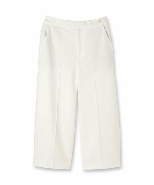 UNTITLED / アンタイトル ショート・ハーフ・半端丈パンツ | ミルドスムースクロップドワイドパンツ | 詳細1