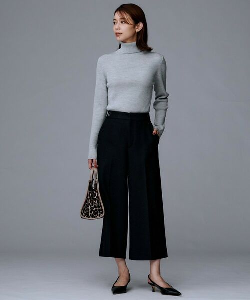 UNTITLED / アンタイトル ショート・ハーフ・半端丈パンツ | ミルドスムースクロップドワイドパンツ | 詳細10