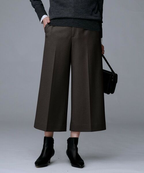UNTITLED / アンタイトル ショート・ハーフ・半端丈パンツ | ミルドスムースクロップドワイドパンツ | 詳細12