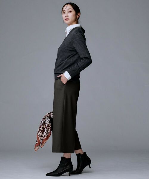 UNTITLED / アンタイトル ショート・ハーフ・半端丈パンツ | ミルドスムースクロップドワイドパンツ | 詳細13