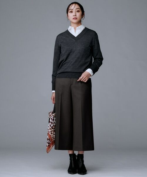 UNTITLED / アンタイトル ショート・ハーフ・半端丈パンツ | ミルドスムースクロップドワイドパンツ | 詳細14