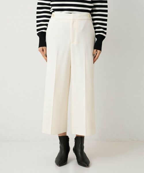 UNTITLED / アンタイトル ショート・ハーフ・半端丈パンツ | ミルドスムースクロップドワイドパンツ | 詳細15