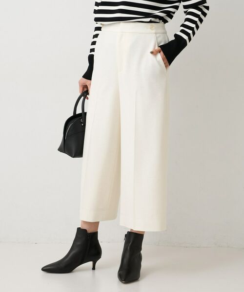 UNTITLED / アンタイトル ショート・ハーフ・半端丈パンツ | ミルドスムースクロップドワイドパンツ | 詳細2
