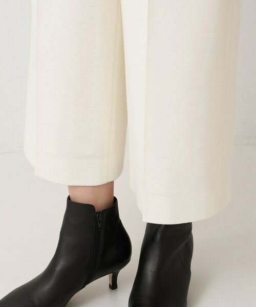 UNTITLED / アンタイトル ショート・ハーフ・半端丈パンツ | ミルドスムースクロップドワイドパンツ | 詳細21