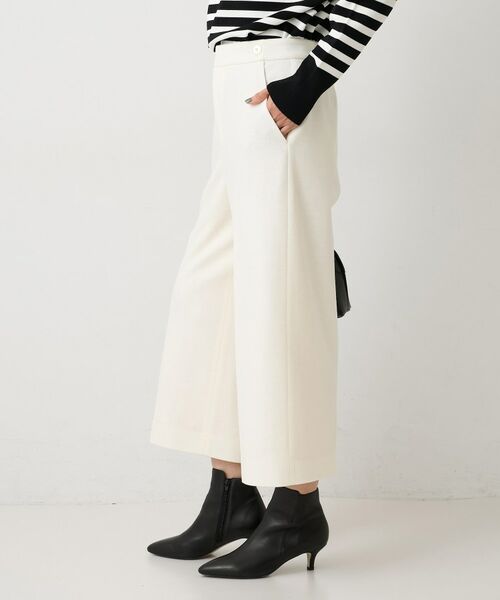 UNTITLED / アンタイトル ショート・ハーフ・半端丈パンツ | ミルドスムースクロップドワイドパンツ | 詳細3