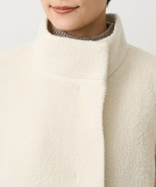 UNTITLED / アンタイトル その他アウター | 【ツイード風/スタンドカラー】ファンシーヘリンボンコート | 詳細15