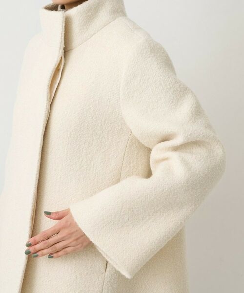 UNTITLED / アンタイトル その他アウター | 【ツイード風/スタンドカラー】ファンシーヘリンボンコート | 詳細16