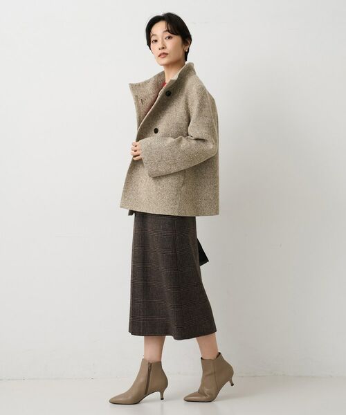 UNTITLED / アンタイトル その他アウター | 【スタンドカラー/オンオフ使える】クラシカルツイードコート | 詳細14