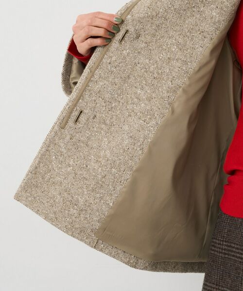 UNTITLED / アンタイトル その他アウター | 【スタンドカラー/オンオフ使える】クラシカルツイードコート | 詳細15