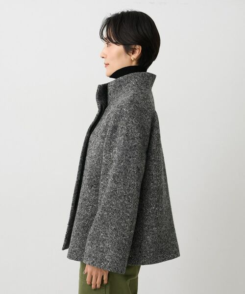 UNTITLED / アンタイトル その他アウター | 【スタンドカラー/オンオフ使える】クラシカルツイードコート | 詳細18