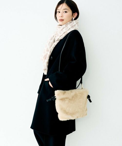 UNTITLED / アンタイトル ショルダーバッグ | ドロストエコファーショルダー | 詳細13