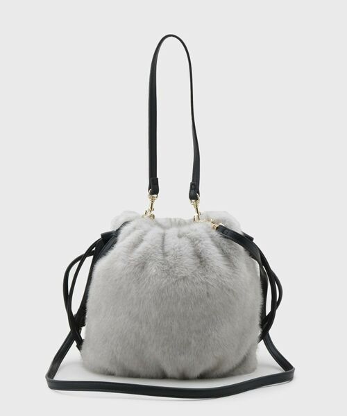 UNTITLED / アンタイトル ショルダーバッグ | ドロストエコファーショルダー | 詳細3