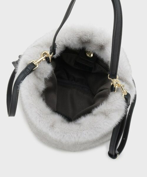 UNTITLED / アンタイトル ショルダーバッグ | ドロストエコファーショルダー | 詳細5