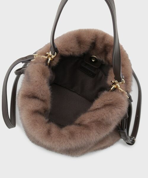UNTITLED / アンタイトル ショルダーバッグ | ドロストエコファーショルダー | 詳細6