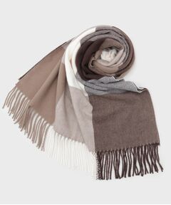 UNTITLED / アンタイトル マフラー・ショール・スヌード・ストール | ブロックチェックストール