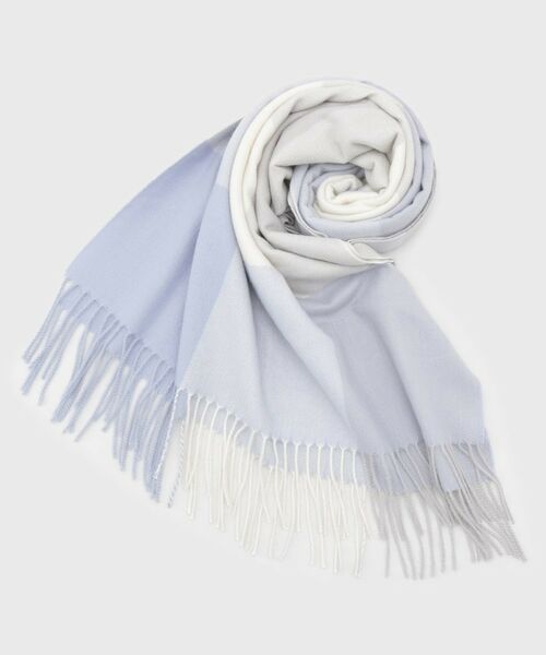 UNTITLED / アンタイトル マフラー・ショール・スヌード・ストール | ブロックチェックストール | 詳細1