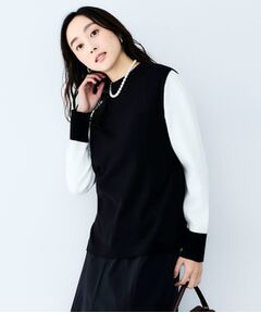 UNTITLED / アンタイトル ニット・セーター | ラウンドネックニットベスト