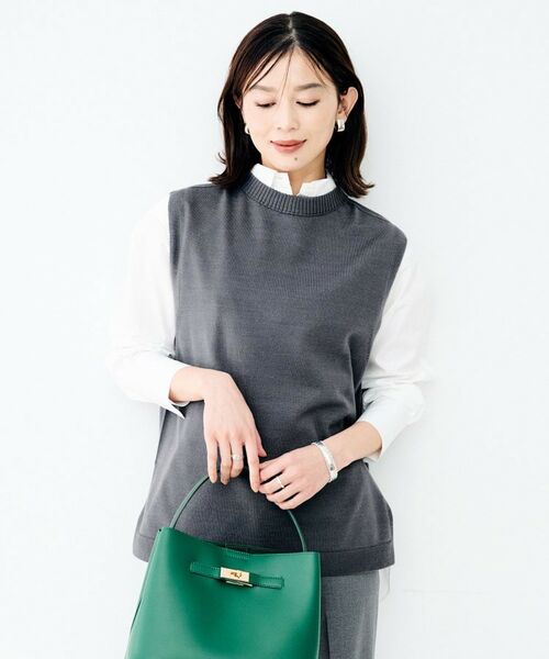 UNTITLED / アンタイトル ニット・セーター | ラウンドネックニットベスト | 詳細10