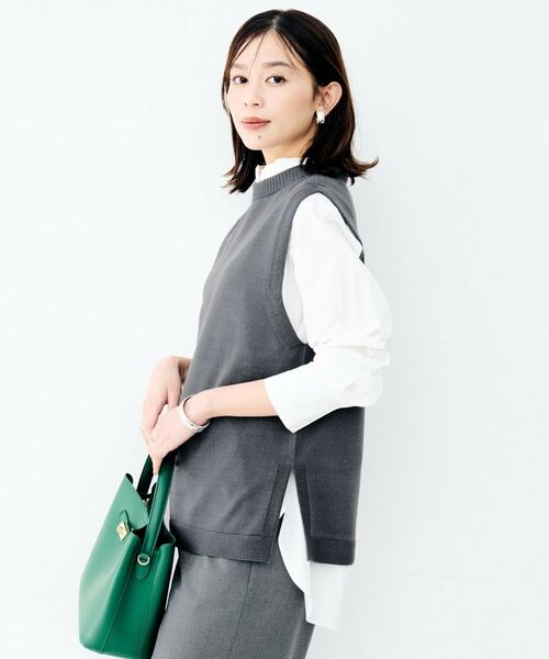 UNTITLED / アンタイトル ニット・セーター | ラウンドネックニットベスト | 詳細11