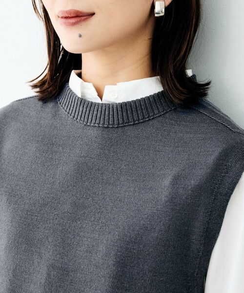 UNTITLED / アンタイトル ニット・セーター | ラウンドネックニットベスト | 詳細17