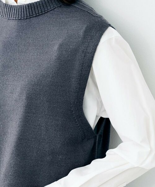 UNTITLED / アンタイトル ニット・セーター | ラウンドネックニットベスト | 詳細18