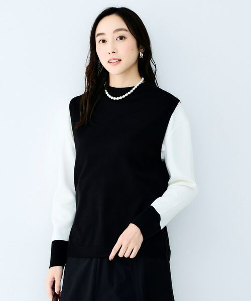 UNTITLED / アンタイトル ニット・セーター | ラウンドネックニットベスト | 詳細2