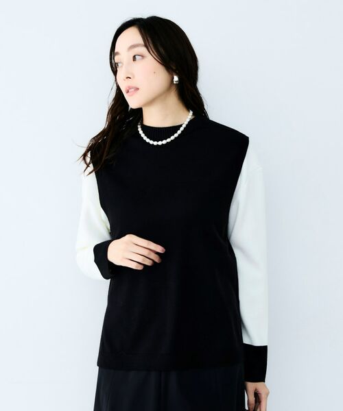 UNTITLED / アンタイトル ニット・セーター | ラウンドネックニットベスト | 詳細3