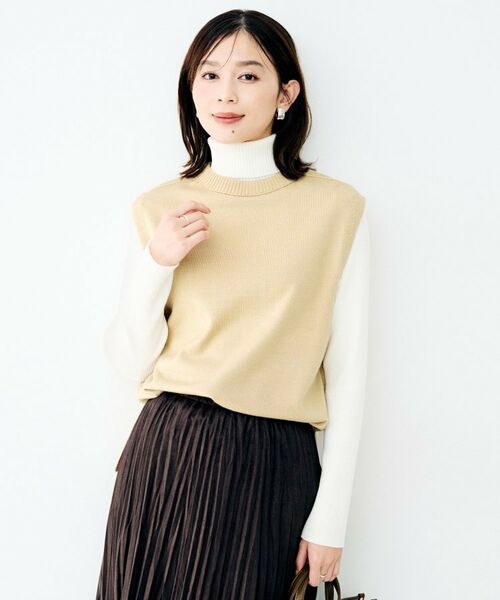 UNTITLED / アンタイトル ニット・セーター | ラウンドネックニットベスト | 詳細6