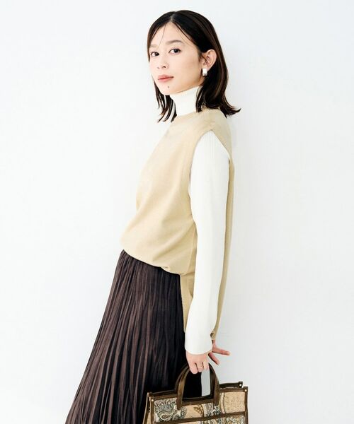 UNTITLED / アンタイトル ニット・セーター | ラウンドネックニットベスト | 詳細7