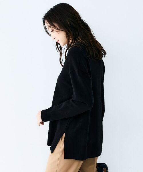 UNTITLED / アンタイトル ニット・セーター | サイドスリットVネックニット | 詳細7