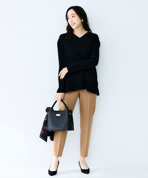 UNTITLED / アンタイトル ニット・セーター | サイドスリットVネックニット | 詳細8