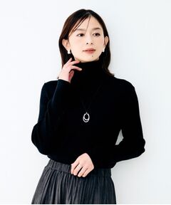 UNTITLED / アンタイトル ニット・セーター | リブタートルネックニット