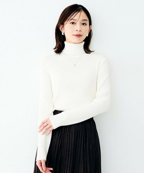 UNTITLED / アンタイトル ニット・セーター | リブタートルネックニット | 詳細2