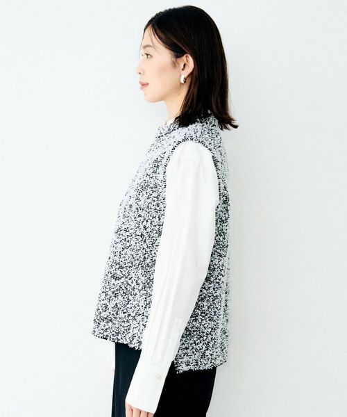 UNTITLED / アンタイトル ベスト | ファンシーツィードライクベスト | 詳細11