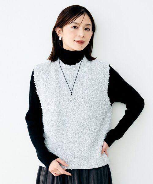 UNTITLED / アンタイトル ベスト | ファンシーツィードライクベスト | 詳細2