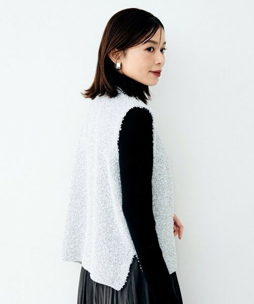 UNTITLED / アンタイトル ベスト | ファンシーツィードライクベスト | 詳細3