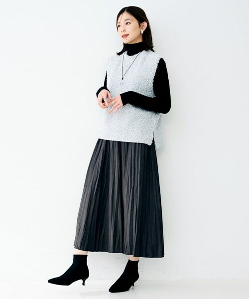 UNTITLED / アンタイトル ベスト | ファンシーツィードライクベスト | 詳細4