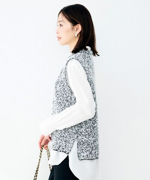 UNTITLED / アンタイトル ベスト | ファンシーツィードライクベスト | 詳細7