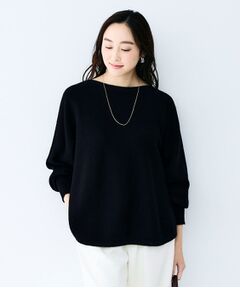 UNTITLED / アンタイトル ニット・セーター | ウールシルクカシミヤボートネックニット