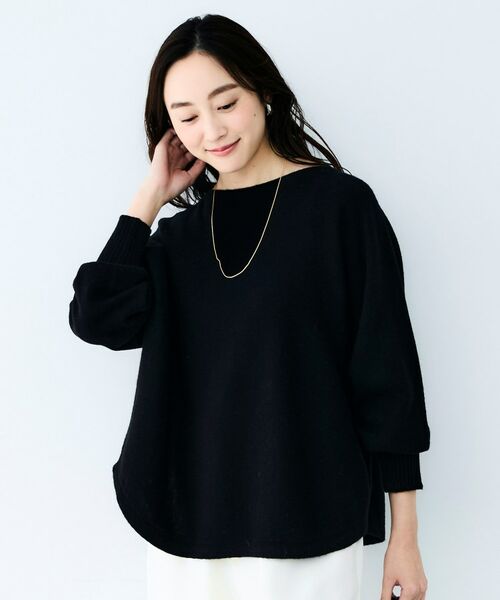 UNTITLED / アンタイトル ニット・セーター | ウールシルクカシミヤボートネックニット | 詳細10